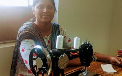 Single mother excels training; starts new WFH stitching business